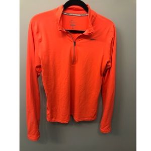 Nike Dri-Fit half zip pullover with thumbholes